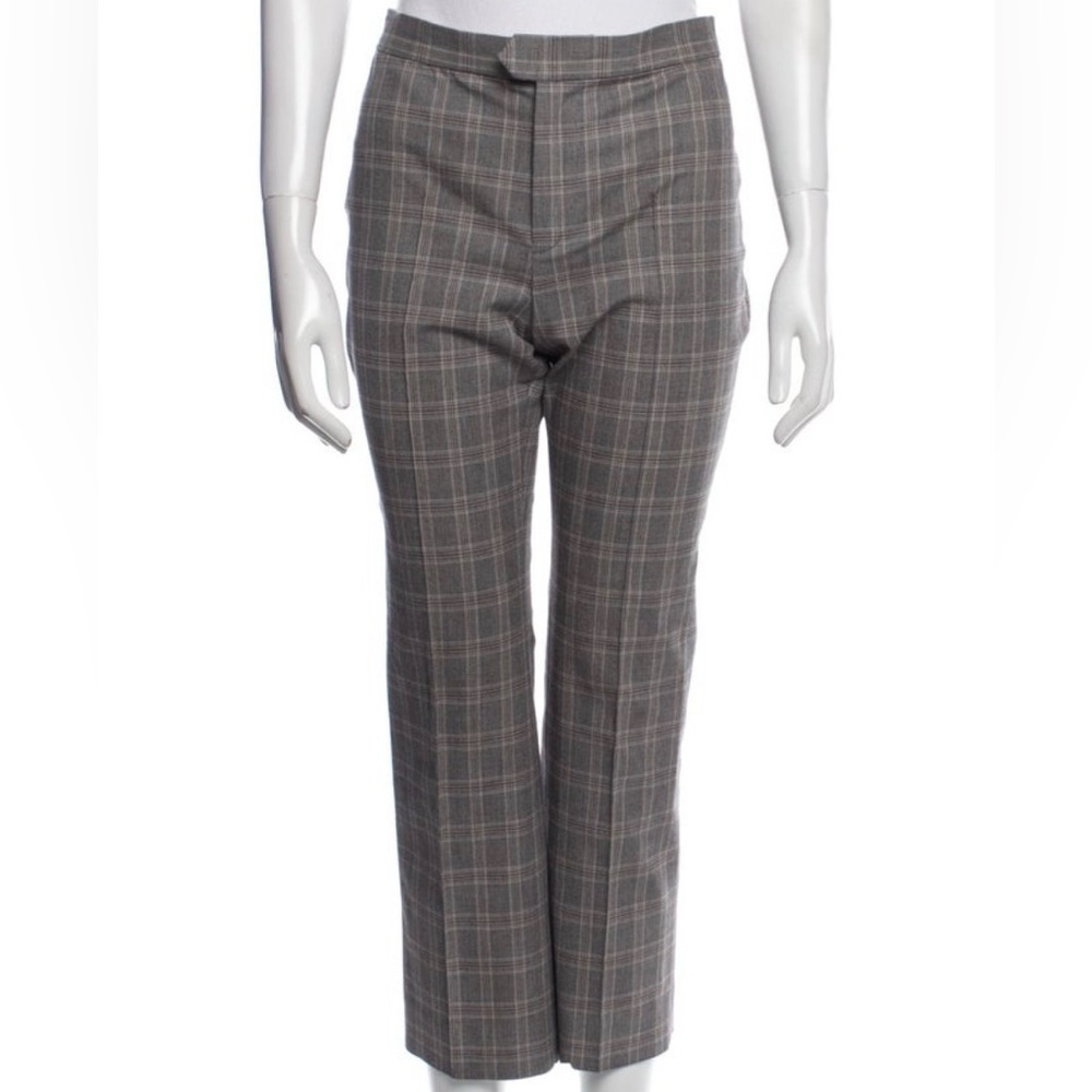 Isabel Marant Gray Plaid Pantsuit